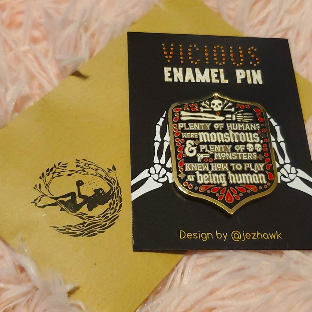 Fairyloot February 2021 Vicious enamel pin